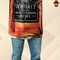 Whisky Bottle Get Real Adult Costume Halloween One Piece Tunic Funny Party Beverage Outfit